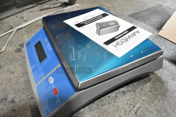 BRAND NEW SCRATCH AND DENT! AvaWeigh PC10OS 10 lb. Digital Portion Control Scale with an Oversized Platform - Image 5 of 7