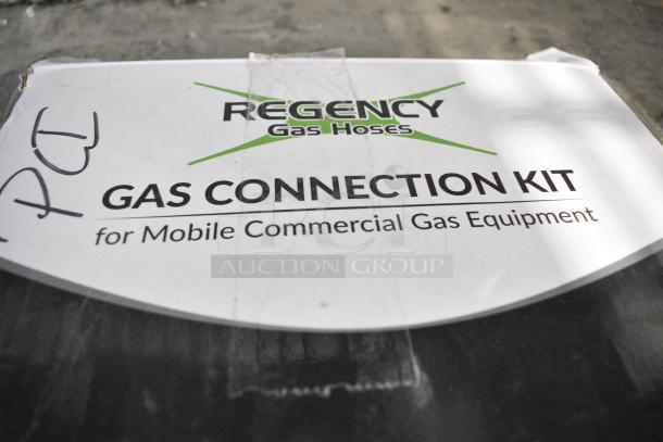 2 BRAND NEW SCRATCH AND DENT! Items Including 600GKM1236 Regency 36" Mobile Gas Connector Hose Kit with 2 Elbows, Full Port Valve, Restraining Device, and Quick Disconnect - 1/2" and 190HFC1620SA 20"(H) x 16"(W) x 2"(T) Stainless Steel Filter with Spark Arrestor. 2 Times Your Bid! - Image 4 of 5
