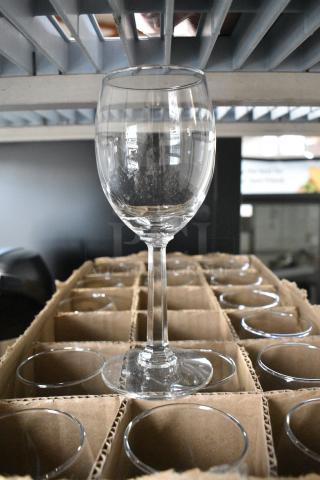 BRAND NEW SCRATCH AND DENT! Libbey 8766 Napa Country 6.5 oz. Customizable Tall Wine Glass - 34/Case