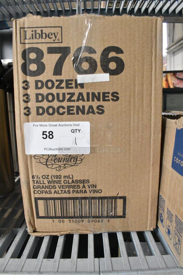 BRAND NEW SCRATCH AND DENT! Libbey 8766 Napa Country 6.5 oz. Customizable Tall Wine Glass - 34/Case - Image 2 of 3