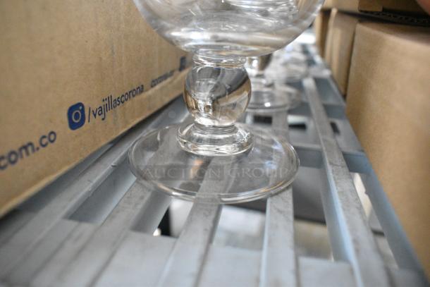 6 BRAND NEW SCRATCH AND DENT! Footed Glasses. 6 Times Your Bid! - Image 2 of 3