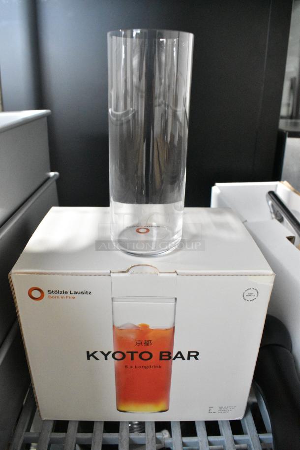 2 BRAND NEW SCRATCH AND DENT! Box of 6 Stolzle Kyoto from Global Tableware Collective 15.5 oz. Long Drink Glass. 2 Times Your Bid! - Image 1 of 5