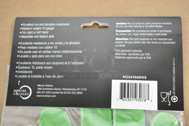 10 BRAND NEW SCRATCH AND DENT! Mercer Culinary M33415GR Millennia Colors® Green A4 Level Cut-Resistant Glove. 10 Times Your Bid! - Image 4 of 5
