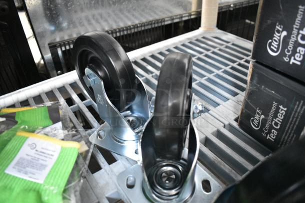 BRAND NEW SCRATCH AND DENT! Lot of 4 Commercial Casters - Image 3 of 3