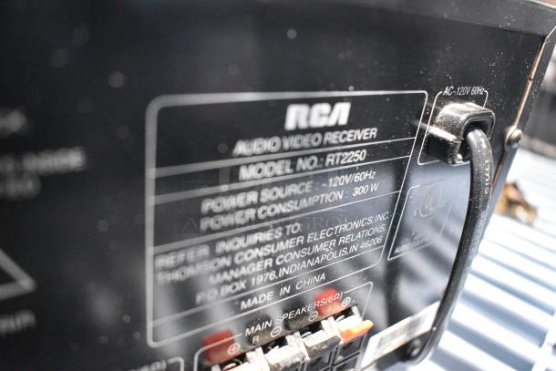 ALL ONE MONEY! Tier Lot of Various Items Including RCA Home Theater Audio Video Receiver, Odec 1080P Webcam - Image 6 of 7