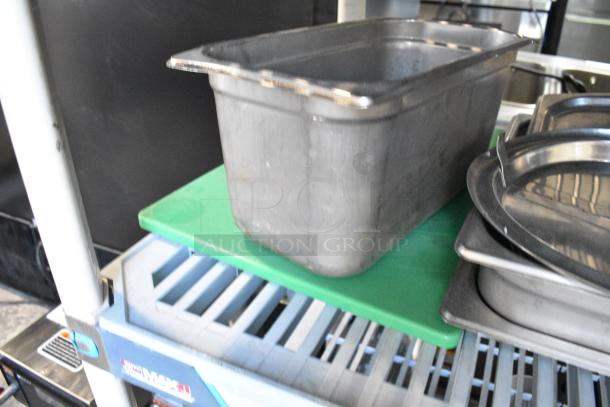 ALL ONE MONEY! Tier Lot of Various Items Including Clear Poly Drop In Bins, Stainless Steel Lid, Donut Racks, Stainless Steel Drop In Bins - Image 7 of 7