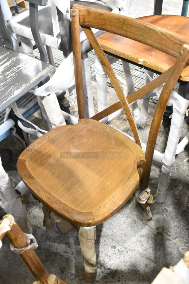 6 BRAND NEW SCRATCH AND DENT! Chairs Including Dining Height Crossback, Bar Height and Dining Height Wooden. 6 Times Your Bid! - Image 10 of 12