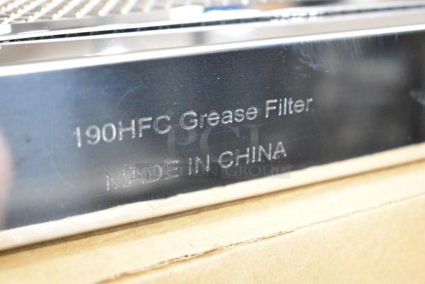 3 BRAND NEW SCRATCH AND DENT! Assure 190HFC 20"(H) x 20"(W) x 2"(T) Stainless Steel Hood Filter with Spark Arrestor. 3 Times Your Bid! - Image 4 of 5
