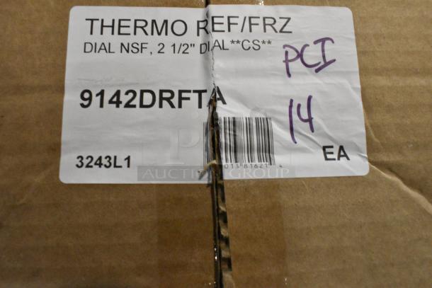 14 BRAND NEW SCRATCH AND DENT! 9142DRFTA AvaTemp 2 1/2" Dial Refrigerator / Freezer Thermometer. 14 Times Your Bid! - Image 6 of 6