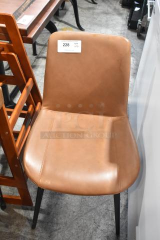12 Tan Dining Height Chair. 12 Times Your Bid!