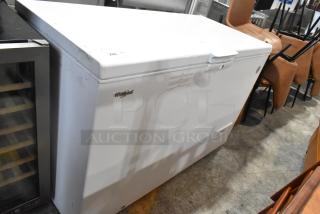 Whirlpool WZC5116LW Chest Freezer w/ Hinge Lid. 110-127 Volts, 1 Phase. Tested and Working!