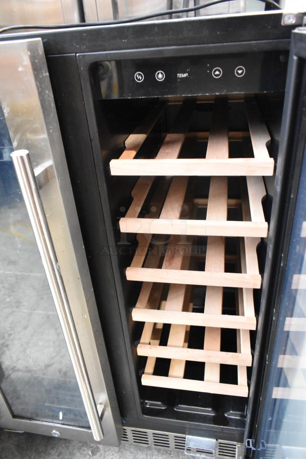 Newair NWB080SS00 Metal 2 Door Mini Wine and Beverage Cooler Merchandiser. 115 Volts, 1 Phase. Tested and Working! - Image 4 of 9