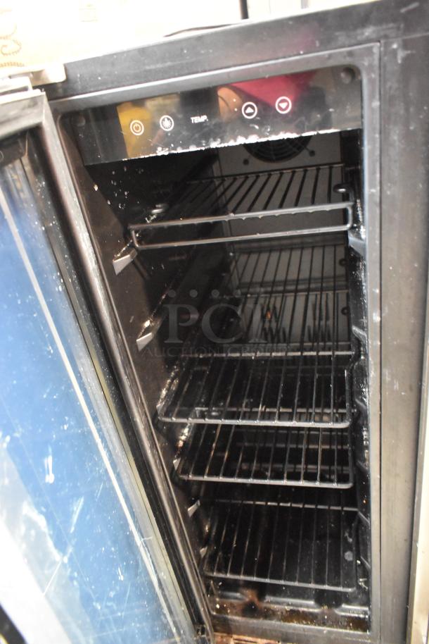 Newair NWB080SS00 Metal 2 Door Mini Wine and Beverage Cooler Merchandiser. 115 Volts, 1 Phase. Tested and Working! - Image 5 of 9