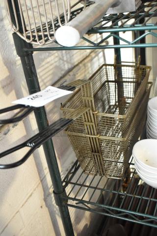 2 Metal Fry Baskets. 2 Times Your Bid!