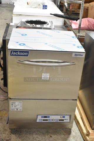 BRAND NEW SCRATCH AND DENT! 2025 Jackson DISHSTAR HT Stainless Steel Commercial Undercounter Hi Temp High Temperature Undercounter Dishwasher. 208/230 Volts, 1 Phase.