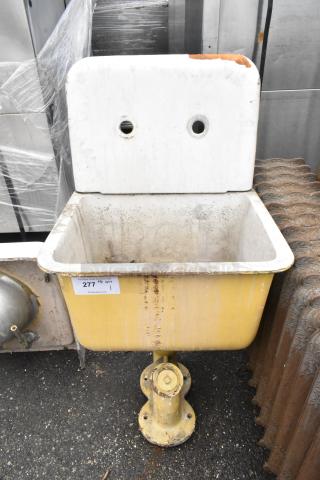 ANTIQUE! Single Bay Wall Mount Sink. Unit Was Removed from an 1800s Lancaster City Building.