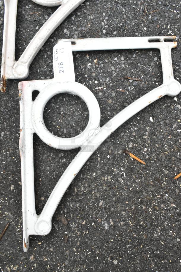 9 ANTIQUE! Metal Brackets. Unit Was Removed from an 1800s Lancaster City Building. 9 Times Your Bid! - Image 3 of 6