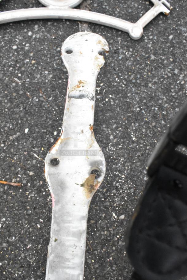 9 ANTIQUE! Metal Brackets. Unit Was Removed from an 1800s Lancaster City Building. 9 Times Your Bid! - Image 4 of 6