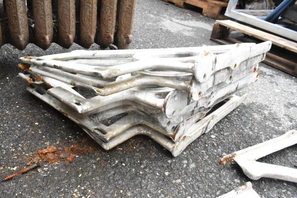 9 ANTIQUE! Metal Brackets. Unit Was Removed from an 1800s Lancaster City Building. 9 Times Your Bid! - Image 5 of 6