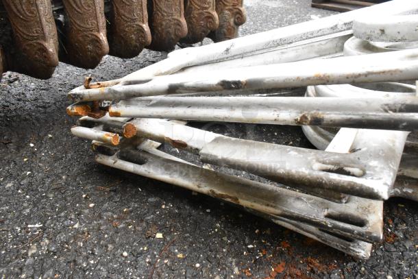 9 ANTIQUE! Metal Brackets. Unit Was Removed from an 1800s Lancaster City Building. 9 Times Your Bid! - Image 6 of 6