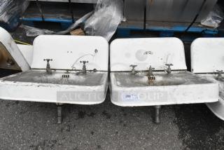 2 ANTIQUE! Single Bay Wall Mount Sink. Unit Was Removed from an 1800s Lancaster City Building. 2 Times Your Bid!