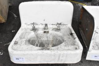 ANTIQUE! Single Bay Wall Mount Sink. Unit Was Removed from an 1800s Lancaster City Building.