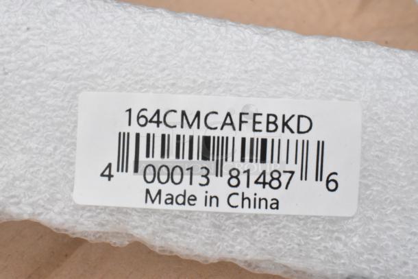 20 BRAND NEW SCRATCH AND DENT! Lancaster Table & Seating 164CMCAFEBKD Alloy Distressed Onyx Black Outdoor Cafe Chair. 20 Times Your Bid! - Image 5 of 6