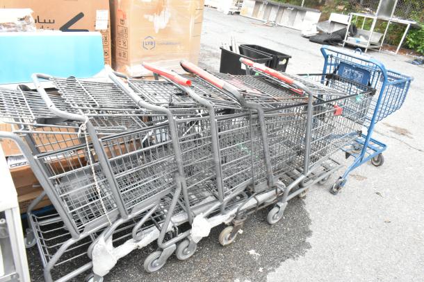 7 Various Shopping Carts. 7 Times Your Bid! - Image 1 of 6