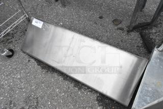 Stainless Steel Wall Mount Shelf.