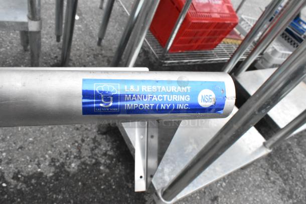 Stainless Steel Wall Mount Shelf. - Image 3 of 3