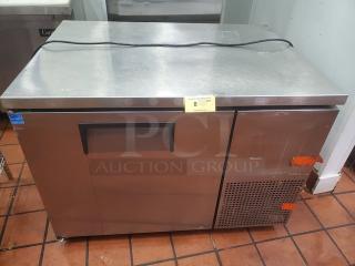 True TUC-44 Deep Undercounter Refrigerator. On Casters. Good Working Condition.