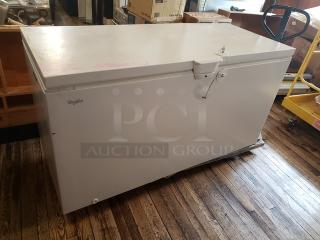 Whirlpool WZC3122DW Chest Freezer with Extra-Large Capacity. Good Working Condition.