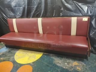 Lot of 3 Restaurant Wall Benches. (3xBid) PICK UP ONLY