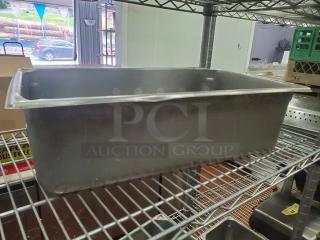 One 21 Qt Stainless Steel Food Pan
