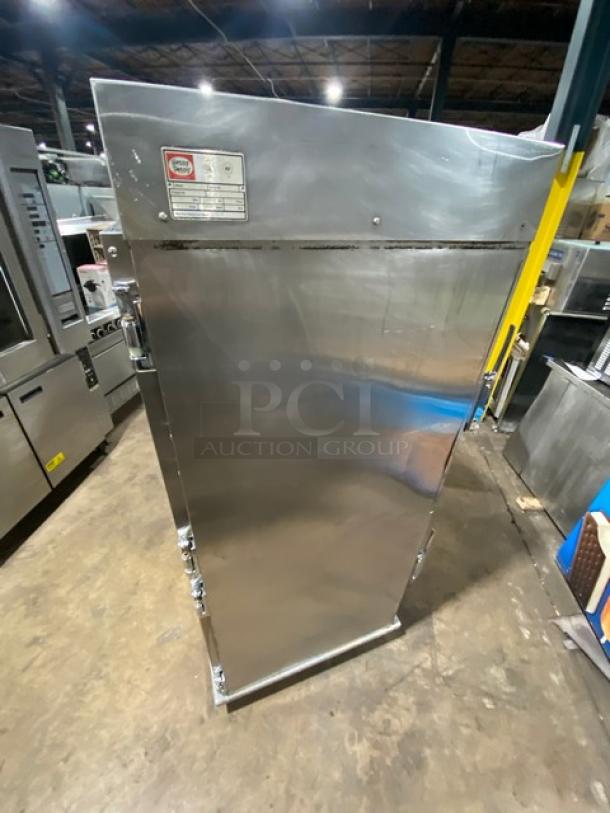 Henny Penny Commercial Stainless-Steel Full-Size Half Door Insulated Heated Holding Cabinet! With Built In Pan Slides! Model: HC900 SN: 03918! 120V 1 Phase! On Casters! - Image 2 of 9