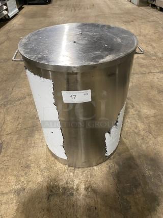 NICE! Large Metal Stock Pot! With Handles & Lid!