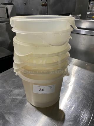 ALL ONE MONEY! Round Poly Food Containers!