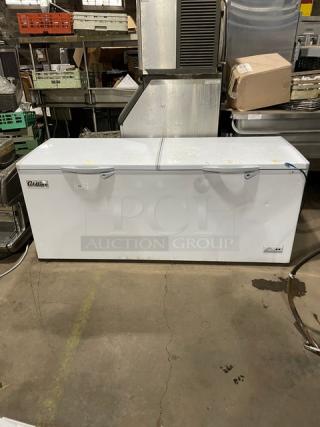 Coldline Commercial Reach Down Chest Freezer! With Poly Coated Baskets! Model CF76 Serial BB53847094735000023! 115V!