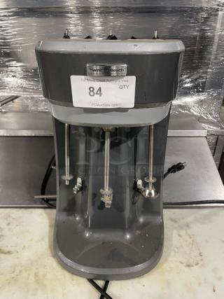 Hamilton Beach Commercial Electric Powered Heavy Duty Countertop Triple-Spindle Drink Mixer Machine! - Item #1187537