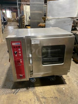 Blodgett Commercial Stainless Steel Electric Powered Single Stack Combi Oven! With Wired Oven Racks! SN: 012109HR181S! - Item #1187544
