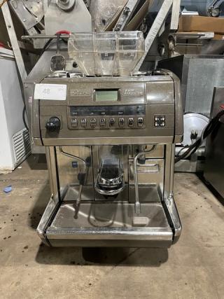 LaCimbali Commercial Electric Powered Countertop Automatic Espresso Machine! With Steam Wand! With Clear Poly Hopper! On Legs! - Item #1187246