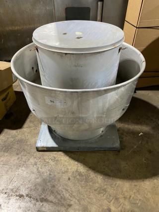 CaptiveAire Systems Commercial Upblast Exhaust Fan! Model: 7518OS3E56-48PK! 208V 3 Phase!