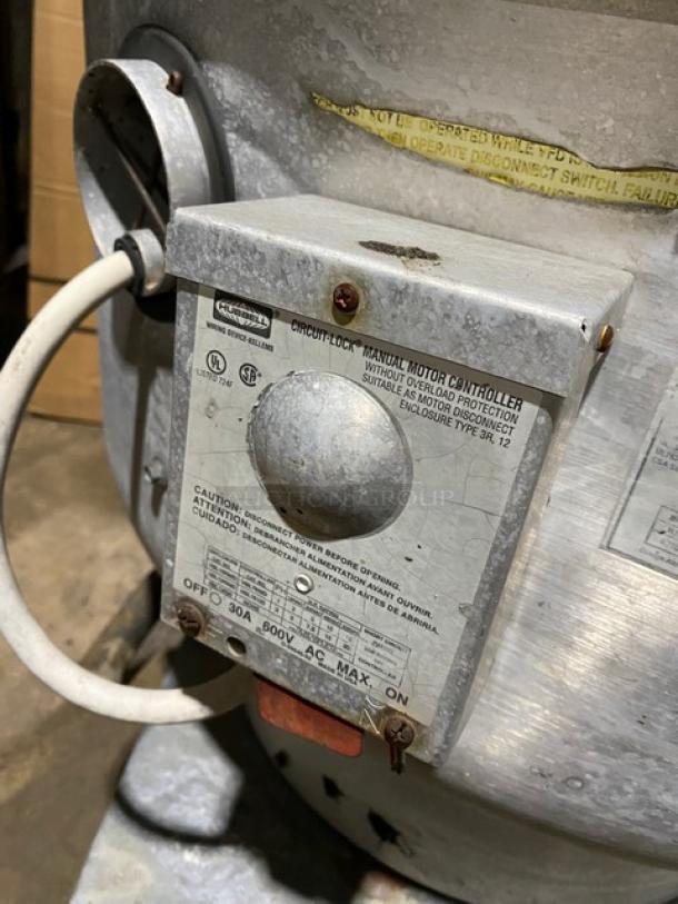 CaptiveAire Systems Commercial Upblast Exhaust Fan! Model: 7518OS3E56-48PK! 208V 3 Phase! - Image 5 of 8