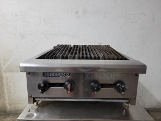 Radiance 24" Counter Top Radiant Gas Commercial Broiler 60,000 btu
