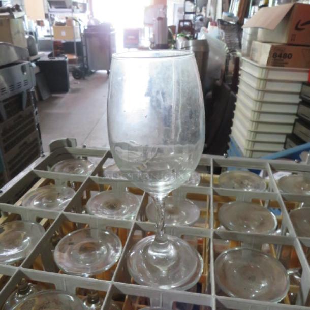 One Dishwasher Rack With 25 Stem Wine Glasses. ALL 1 $$$!!! - Image 1 of 2