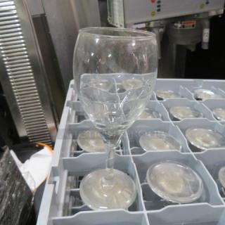 One Dishwasher Rack With 25 Stem Wine Glasses. ALL 1 $$$!!! - Item #1191359