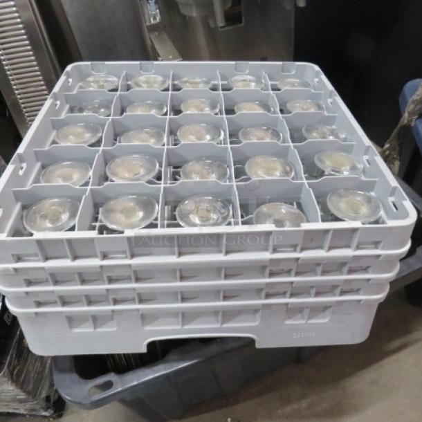 One Dishwasher Rack With 25 Stem Wine Glasses. ALL 1 $$$!!! - Image 2 of 2