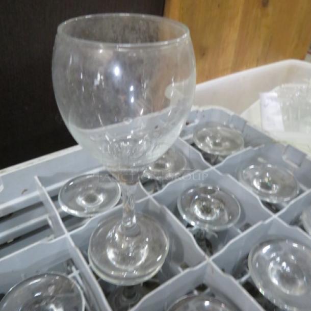 One Dishwasher Rack With 25 Stem Wine Glasses. ALL 1 $$$!!! - Image 1 of 2