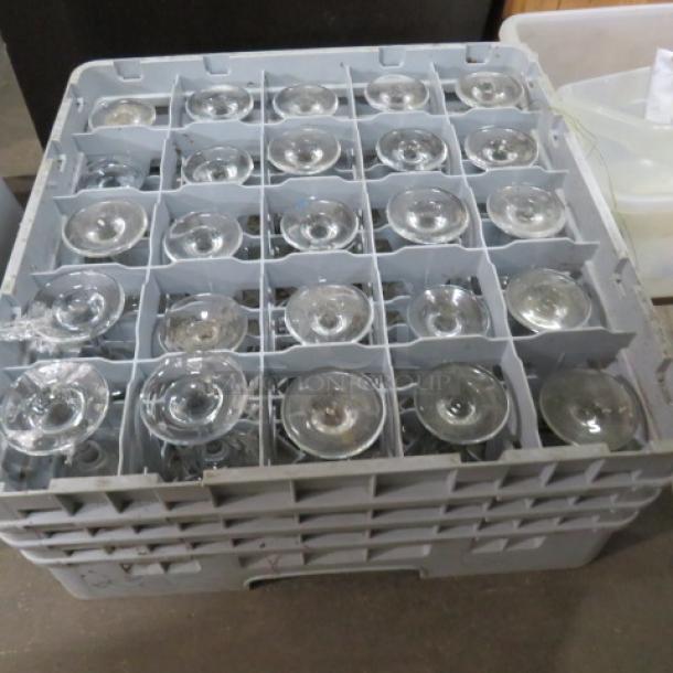 One Dishwasher Rack With 25 Stem Wine Glasses. ALL 1 $$$!!! - Image 2 of 2