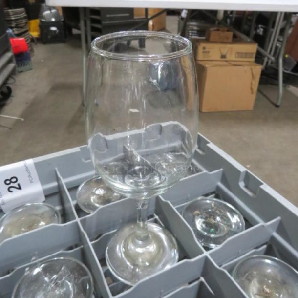 One Dishwasher Rack With 25 Stem Wine Glasses. ALL 1 $$$!!! - Image 1 of 2